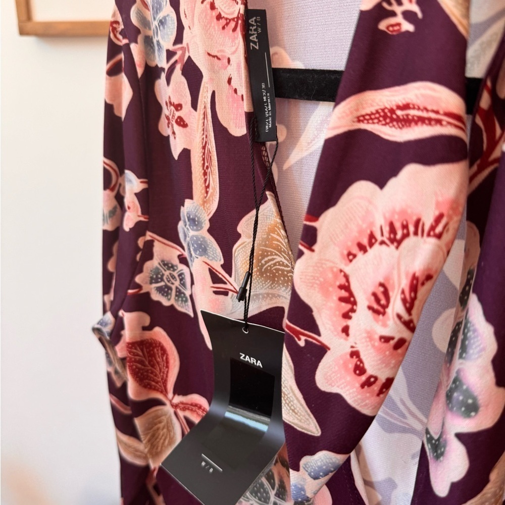 Beautiful NWT Zara Maxi necktie dress - Picture 7 of 9